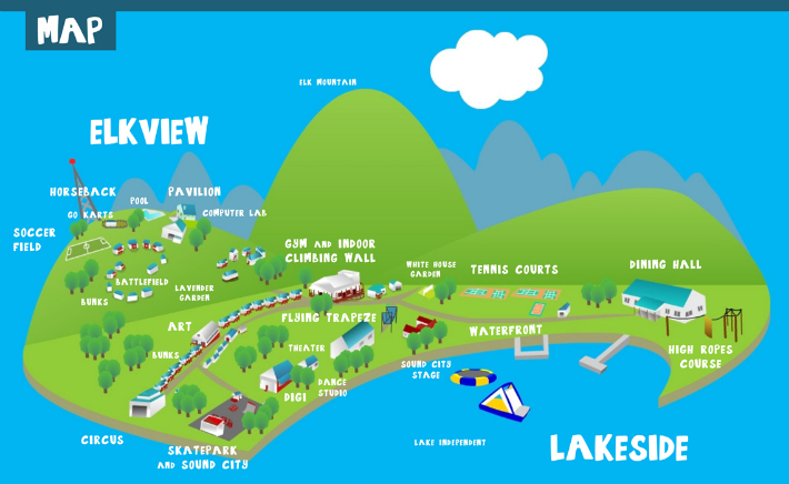 camp sequioa map